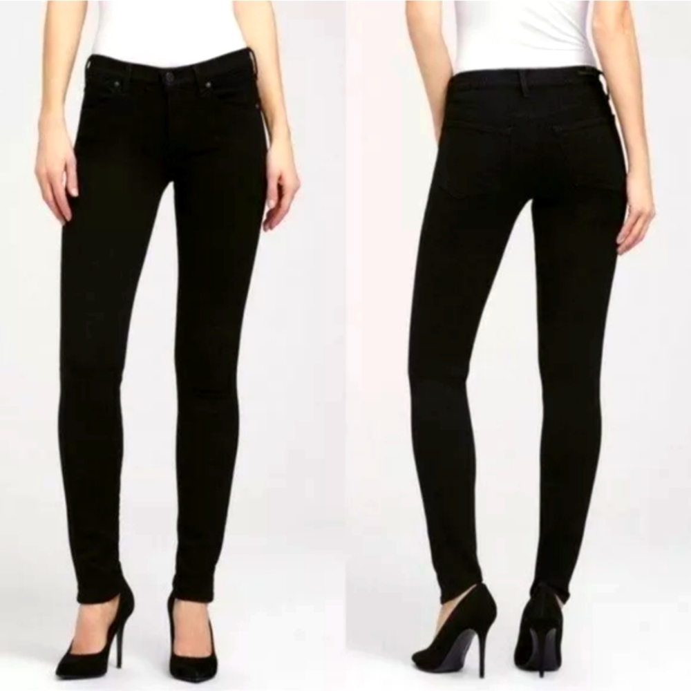 Citizens Of Humanity COH Avedon Slick Skinny Jeans black